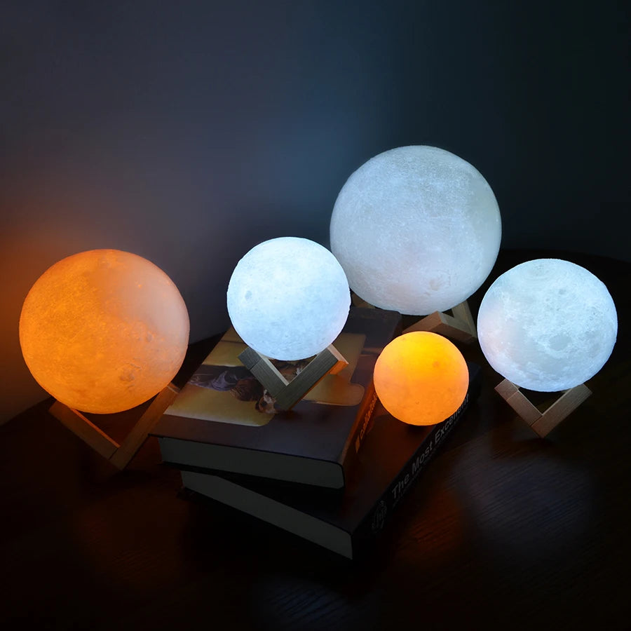 DIY Moon Lamp