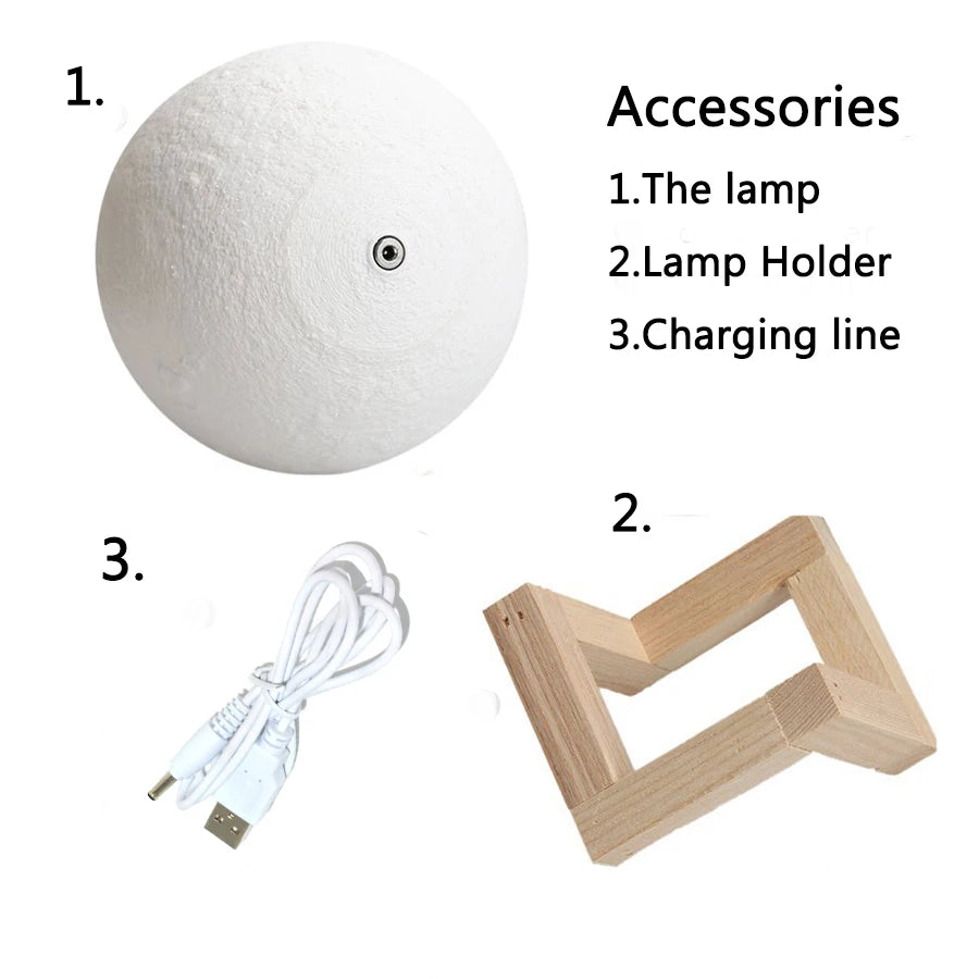 DIY Moon Lamp